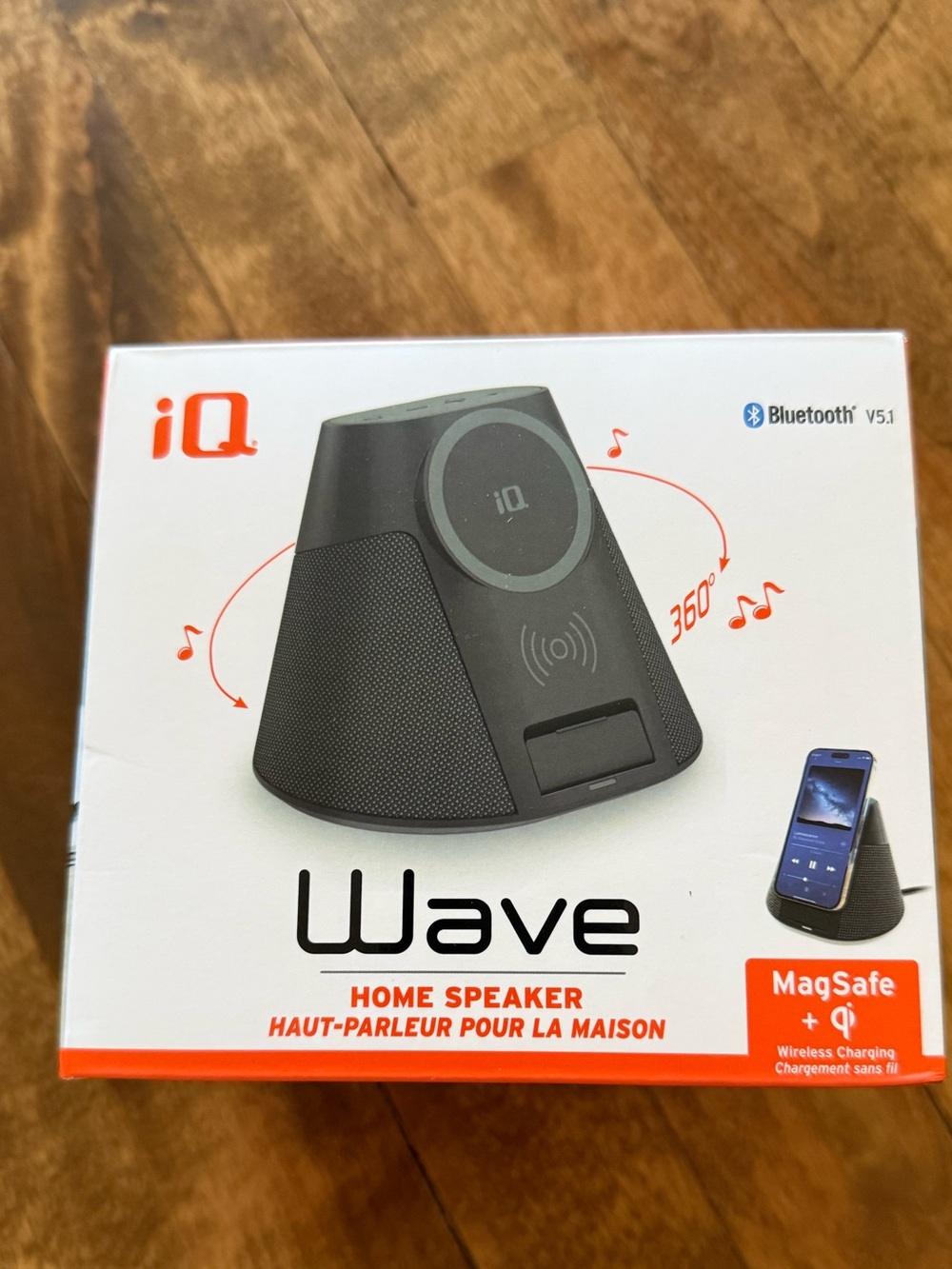 iQ Wave Bluetooth Home Speaker And Wireless Charge